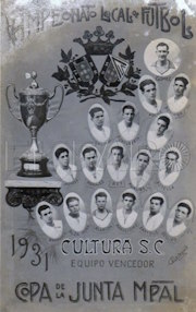 Cultura S.C. campeón local de Ceuta en 1931