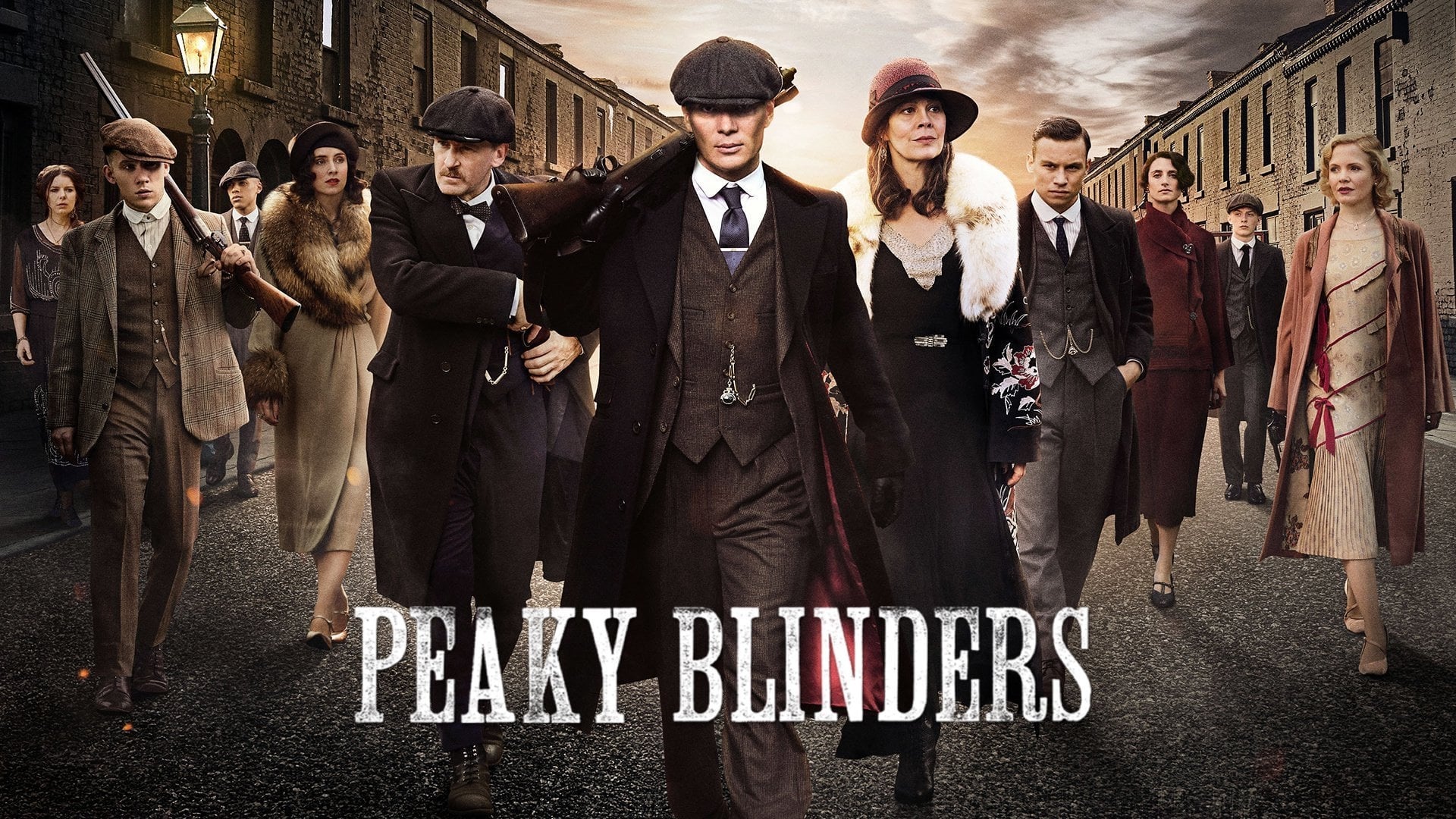 Peaky Blinders es una serie ambientada en la Inglaterra de los años 20 que sigue a la familia Shelby, un grupo de gánsteres ambiciosos que buscan poder y control en Birmingham. Liderados por Thomas Shelby, combinan elegancia, violencia y estrategia en un mundo lleno de corrupción y luchas de poder.