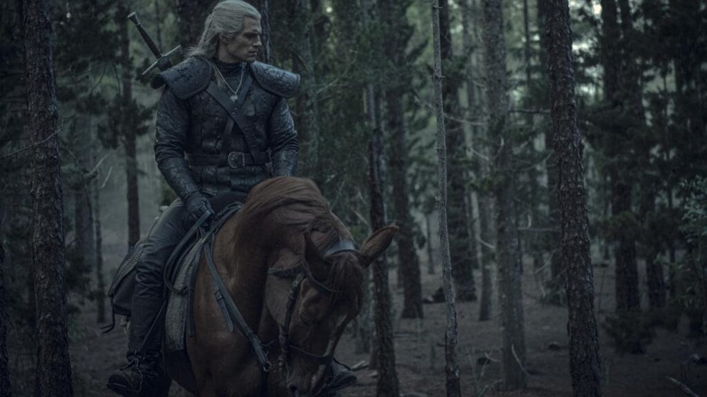 Personaje montando a caballo