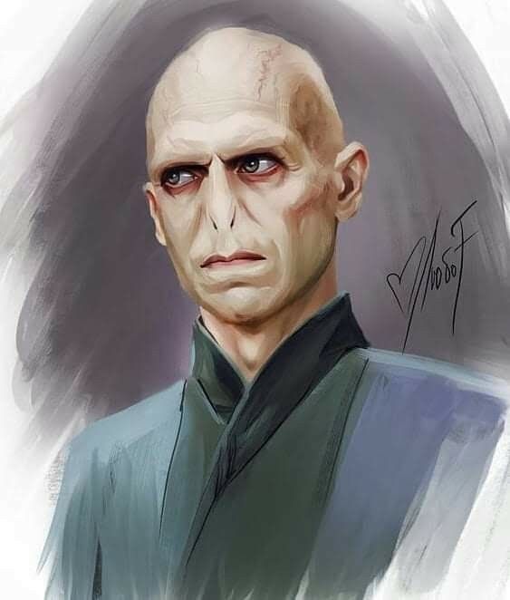 Ilustracion de Voldemort