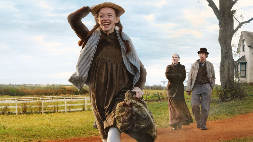Anne corriendo feliz