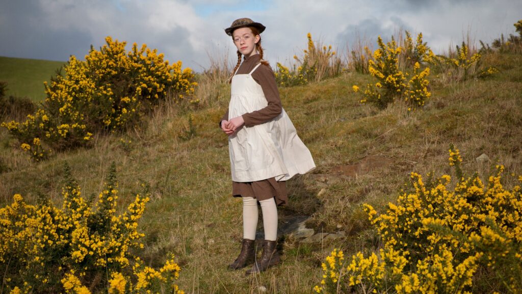 Anne en medio del campo
