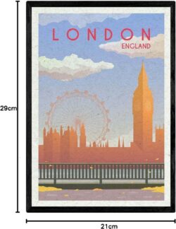 Lámina paisaje de Londres - Imagen 4