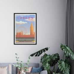 Lámina paisaje de Londres - Imagen 2