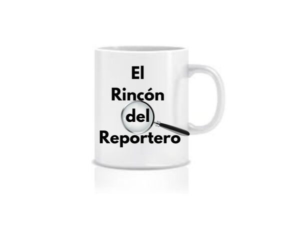 Taza blanca ´El Rincón del Reportero´