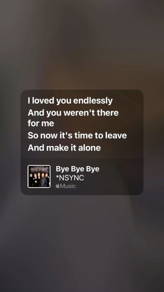 Bye Bye Bye