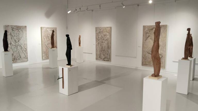 Imagen de la exposición de Martínez Lax en la Cárcel Vieja de Murcia