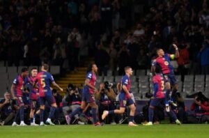 El barca golea ante el Bayern