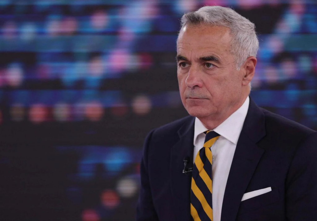 El prorruso Calin Georgescu, en una entrevista en la televisión rumana