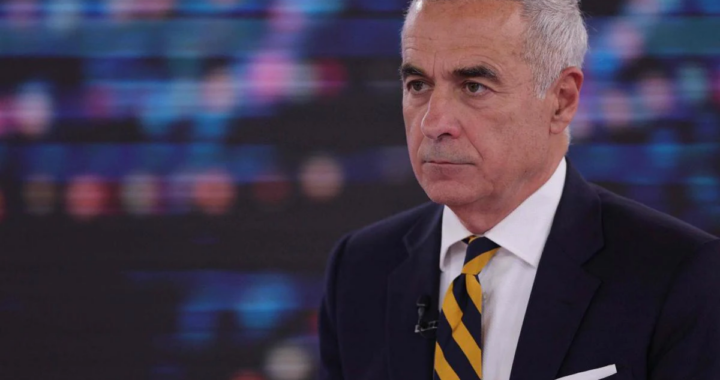 El prorruso Calin Georgescu, en una entrevista en la televisión rumana
