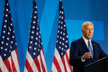 Rueda de prensa de Joe Biden.