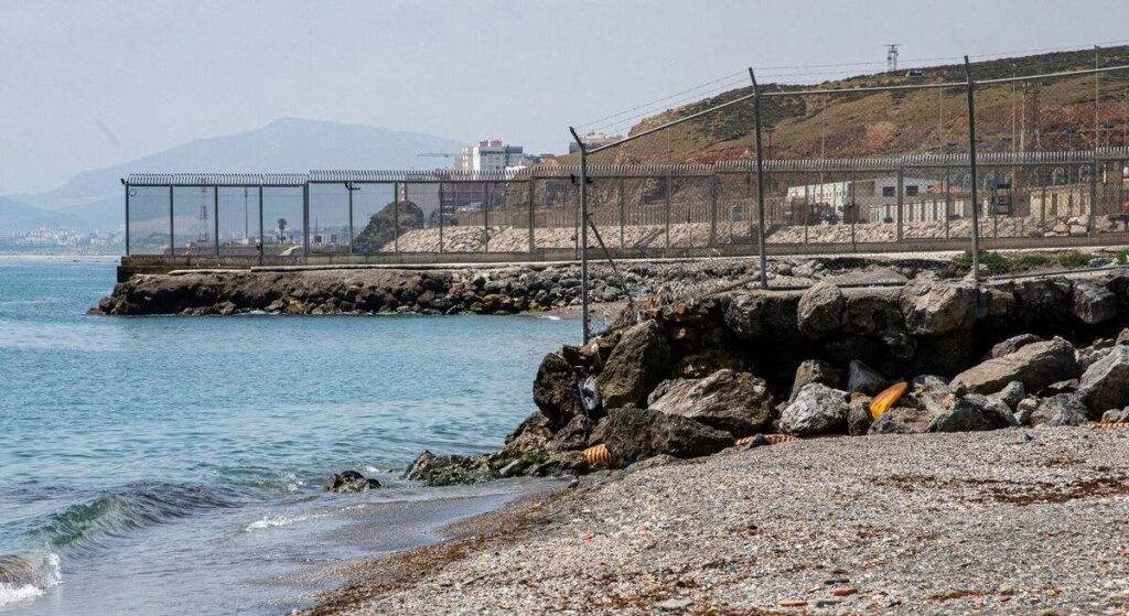Frontera de Ceuta.