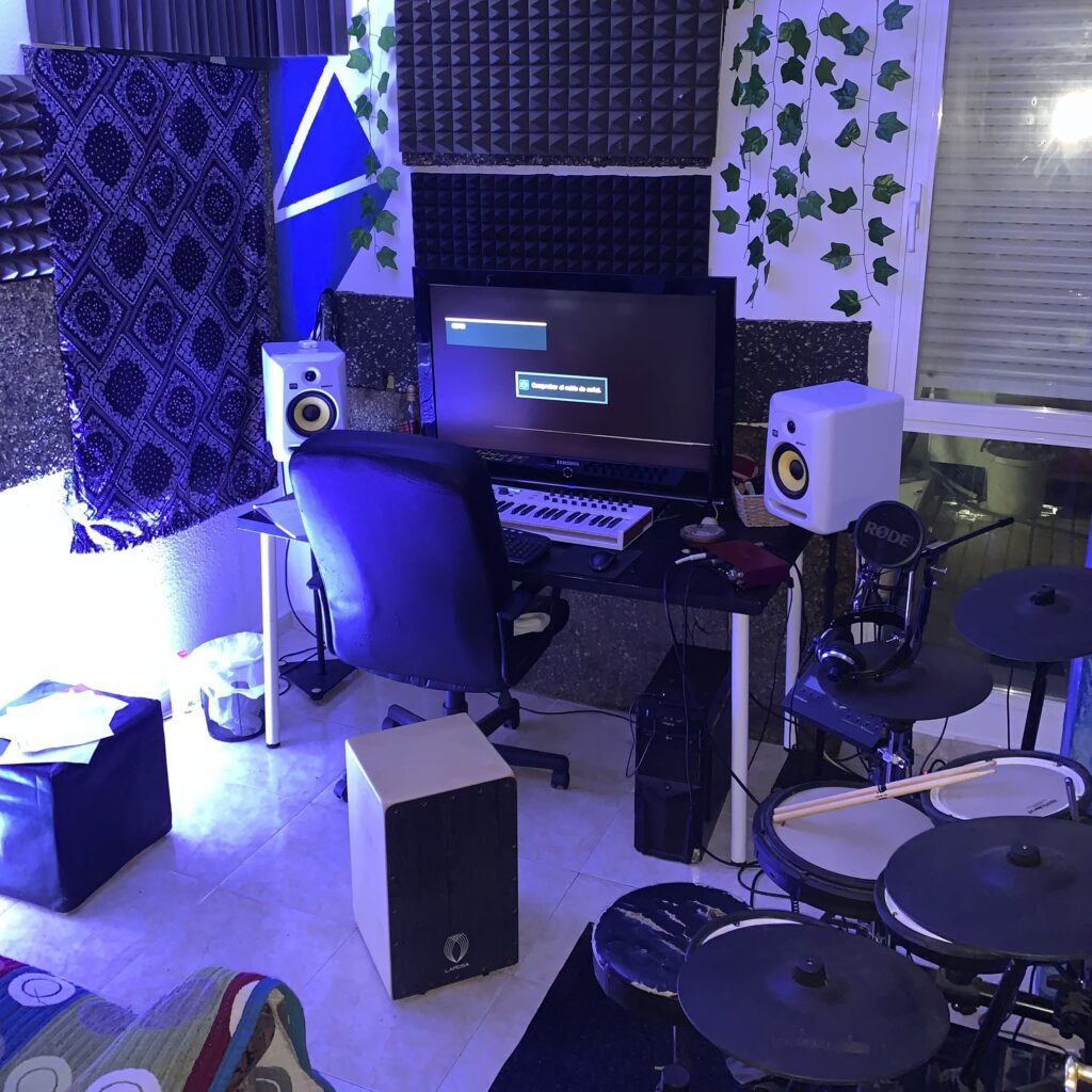 El home studio de Mini Drums