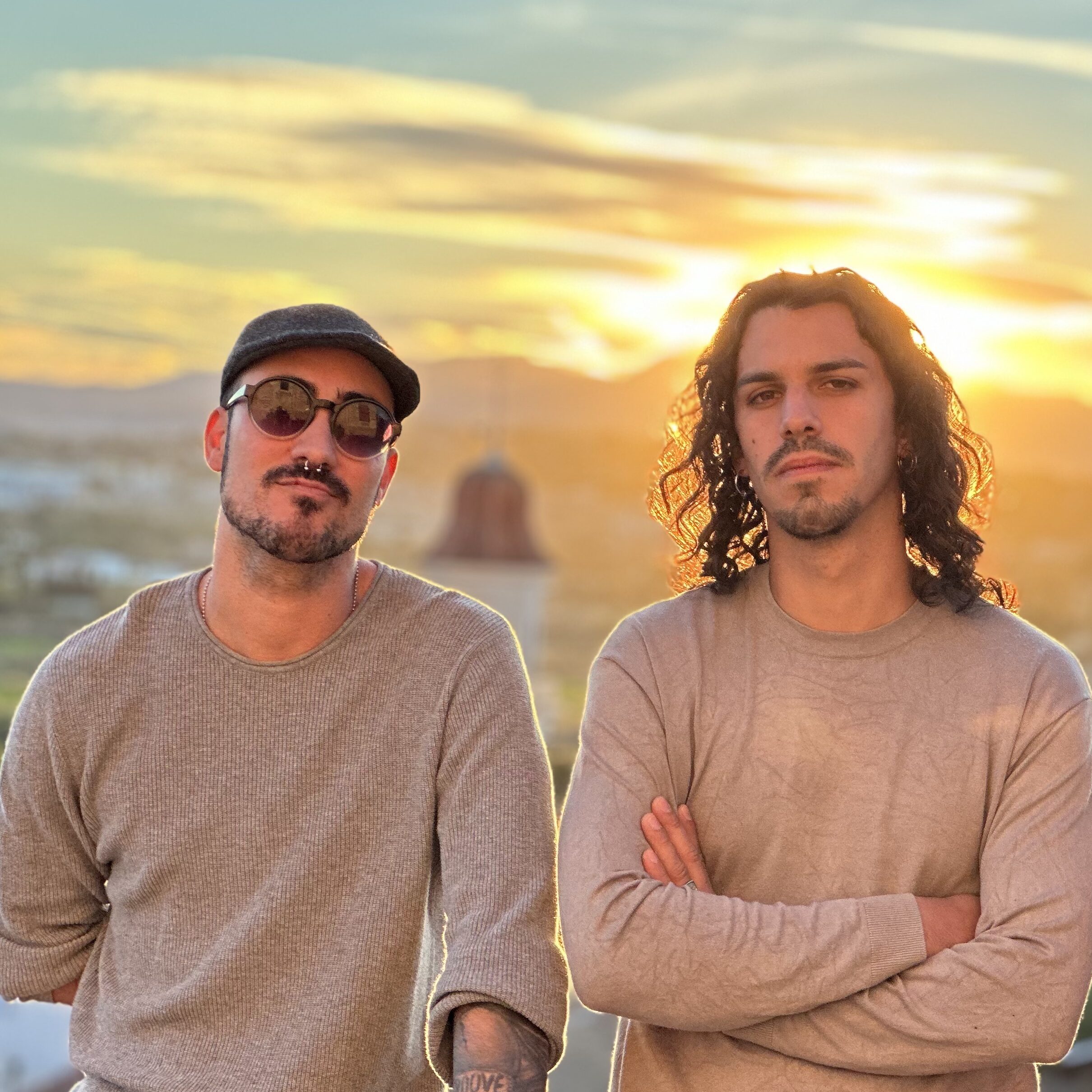 Mini Drums junto a Manuel El Raspa