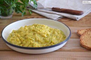Plato de zarangollo. Liliana Fuchs.