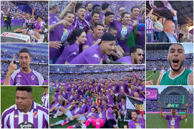 Celebración ascenso a 1ª División