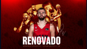 Radovic ya ha sido renovado hasta 2027 por el UCAM Murcia.