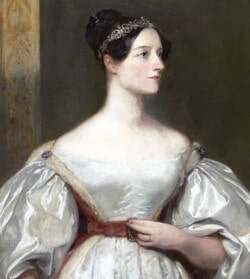 Esta pintura representa a Ada Lovelace