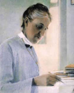 En esta pintura podemos ver como protagonista a Henrietta Swan Leavitt
