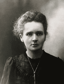 En esta imagen podemos ver a la importante científica Marie Curie