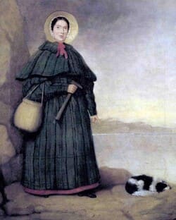 Esta pintura tiene como protagonista a Mary Anning