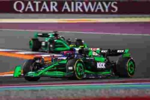 Los dos Kick Sauber en Catar