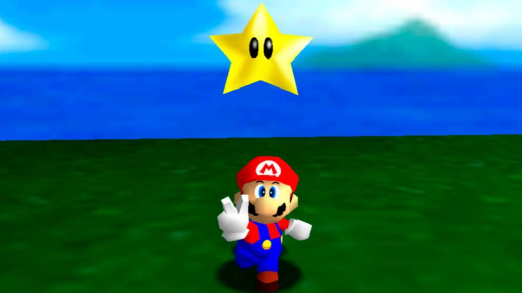 Mario con estrella