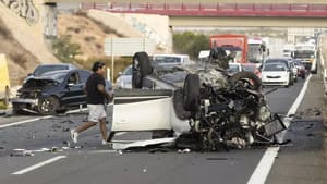 Coches destruidos