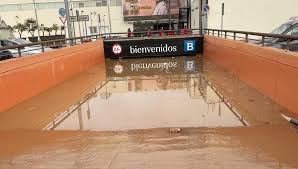 Parking Bonaire Inundado