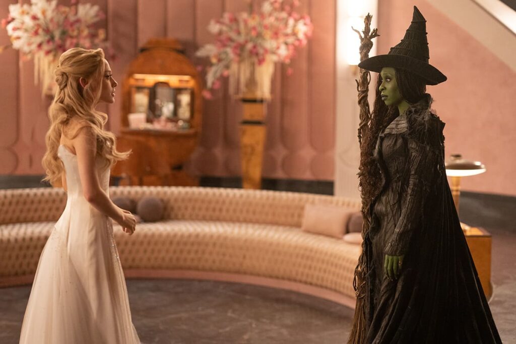 Glinda y Elphaba de Wicked