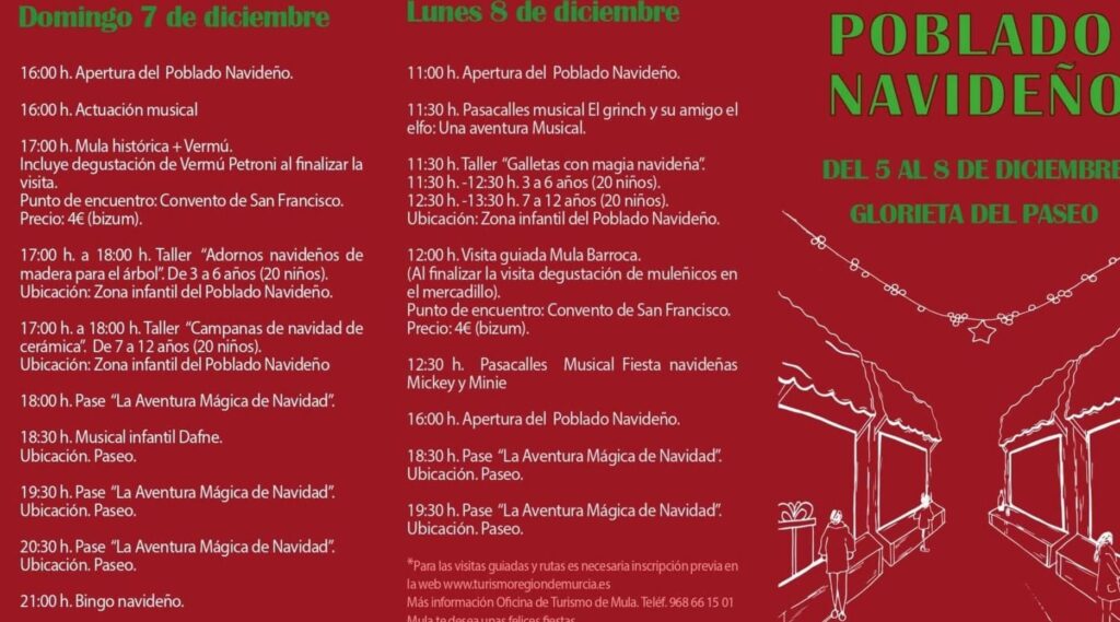 Actividades poblado navideño