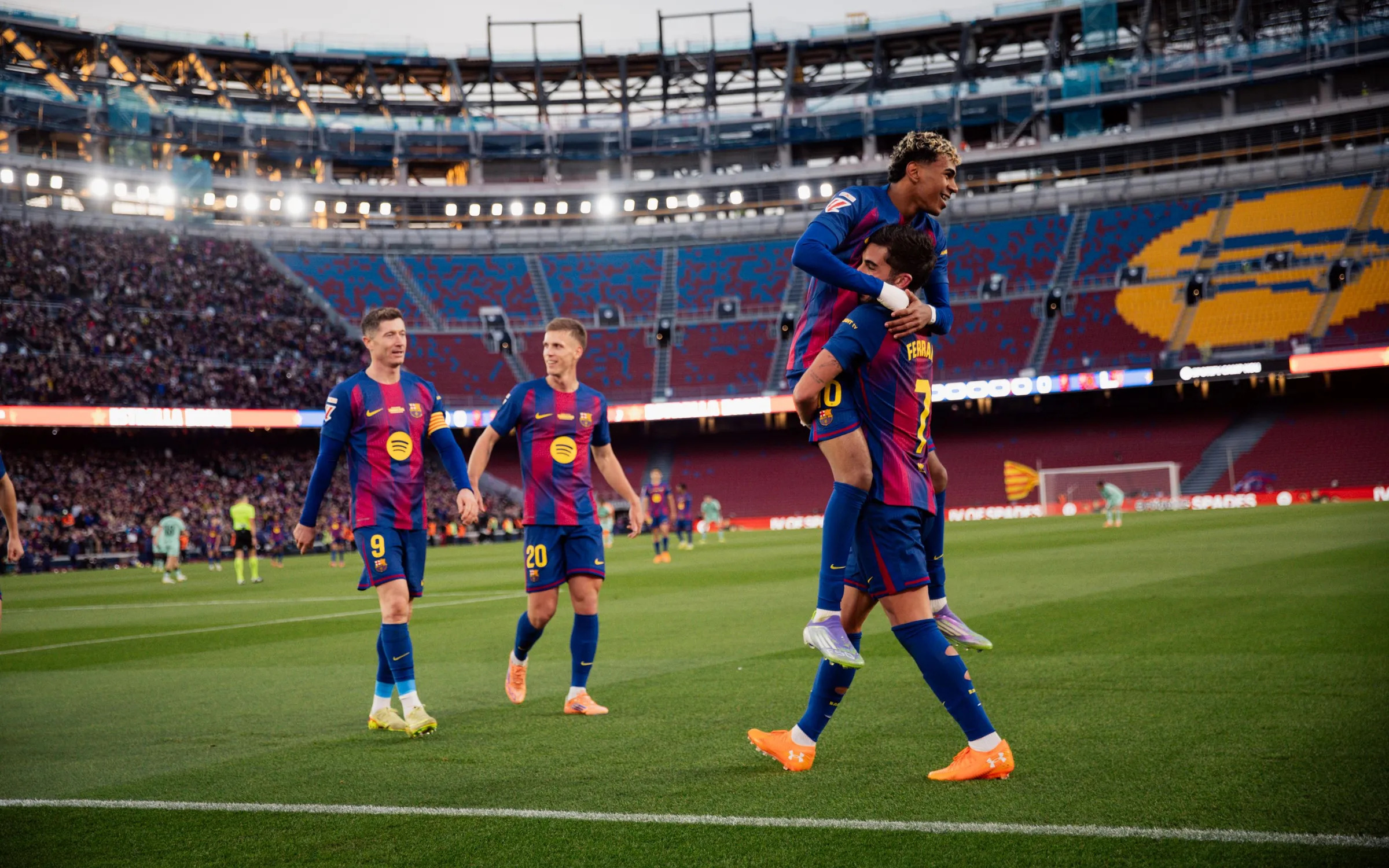 Celebración en el estreno del nuevo Camp Nou | FC Barcelona