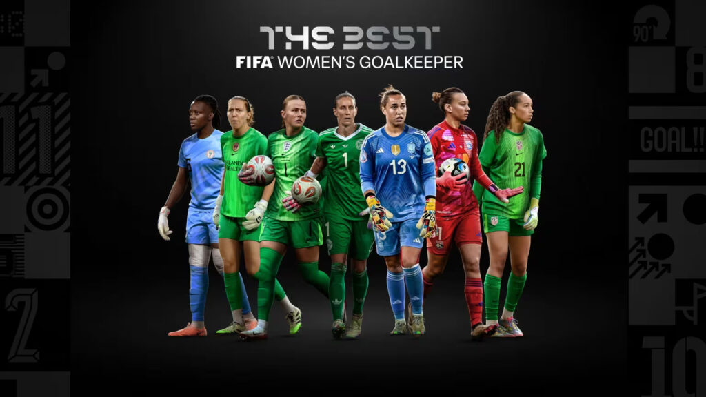 Candidatas al 'The Best' a la mejor portera. Fuente: RFEF.