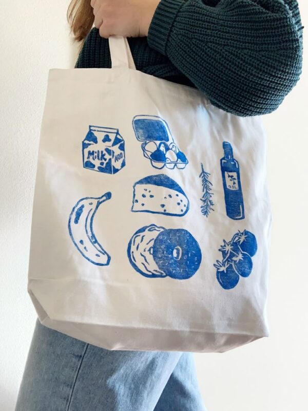 Bolsa de Tela Reutilizable – Estilo Consciente y Ecológico