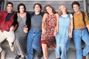 friends cartel promocional serie 90s