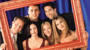 friends cartel promocional cuadro