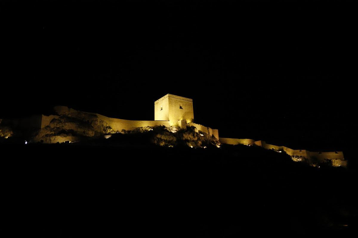 castillo de noche