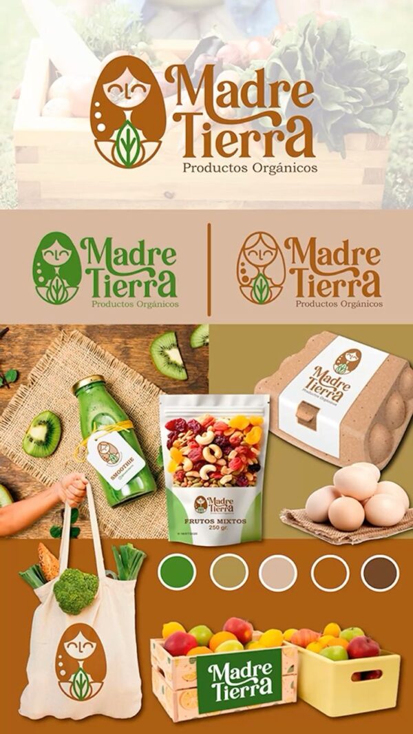 Madre Tierra _ Tienda Orgánica _ Diseño de Logo