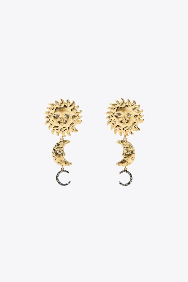 pendientes sol y luna