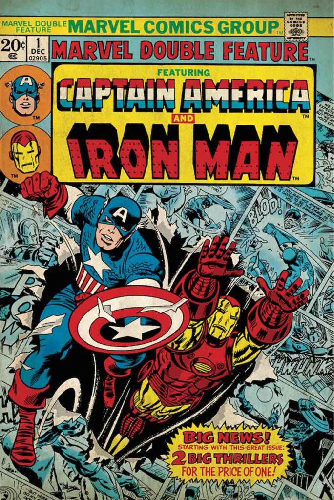 Iron man y capitán américa
