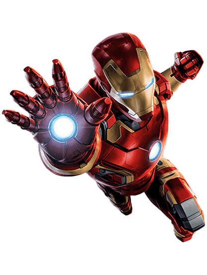 iron man dispara
