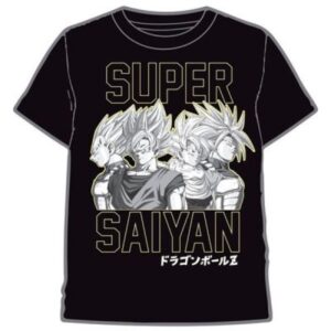Camiseta Saiyans negra