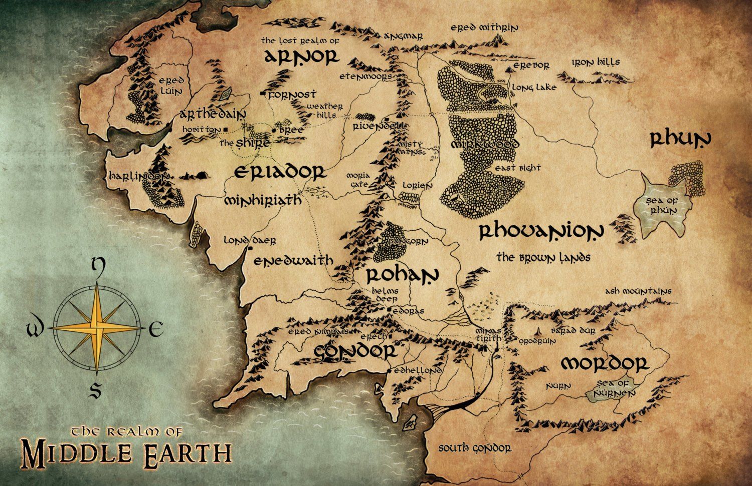 Mapa tierra media