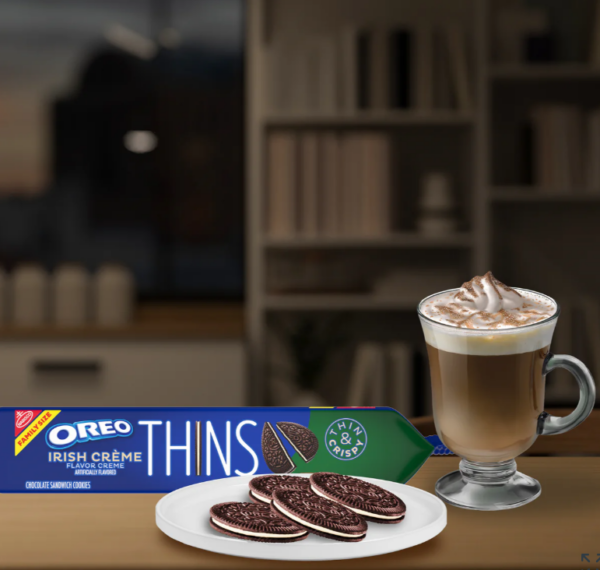 OREO Thins Irish Crème Chocolate Sandwich Cookies - Imagen 2