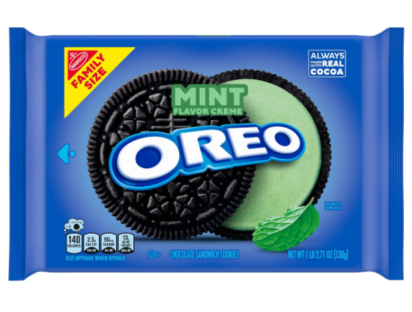 OREO Mint Creme Chocolate Sandwich Cookies