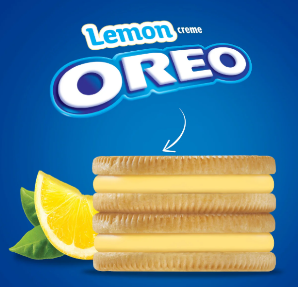 OREO Lemon Creme Sandwich Cookies - Imagen 2