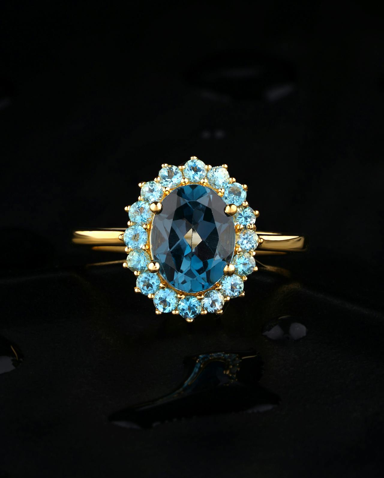 Anillo bahia dorada