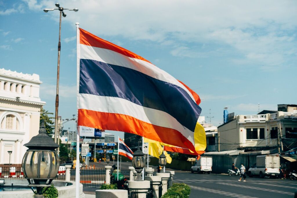 Bandera de tailandia