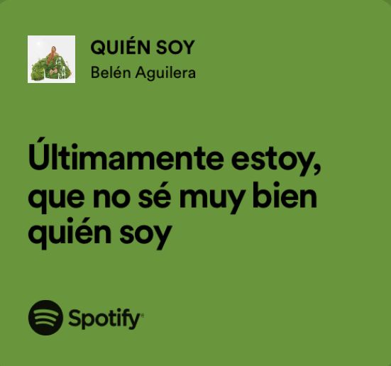 quién soy - belén aguilera