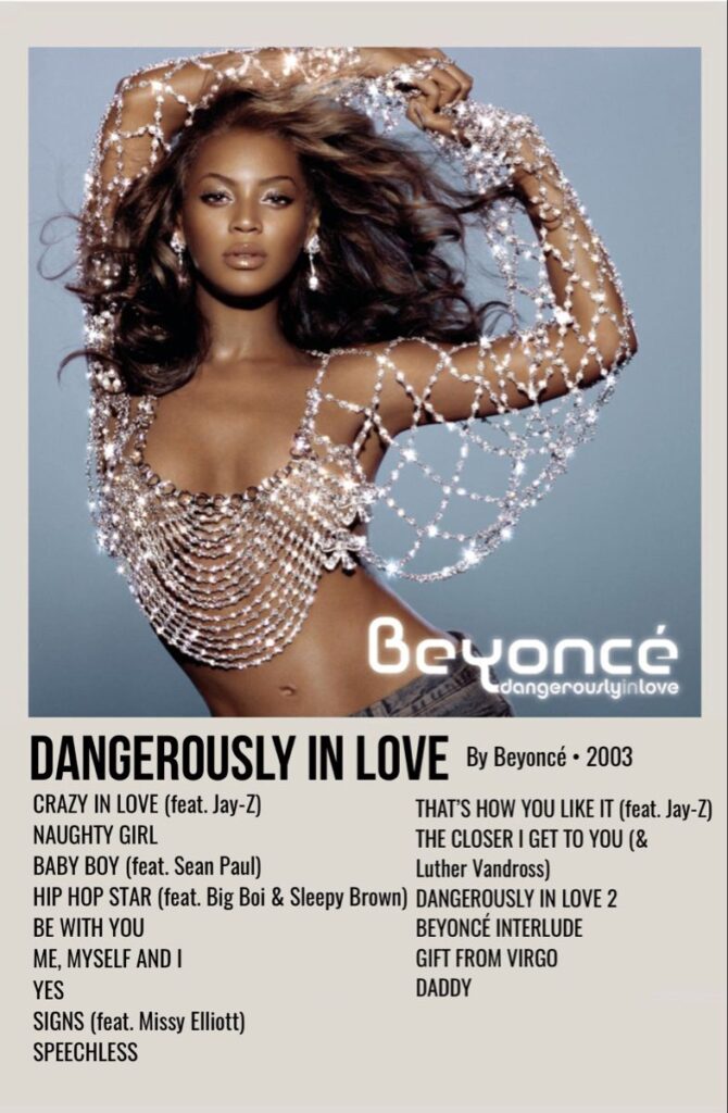 listado de canciones dangerously in love